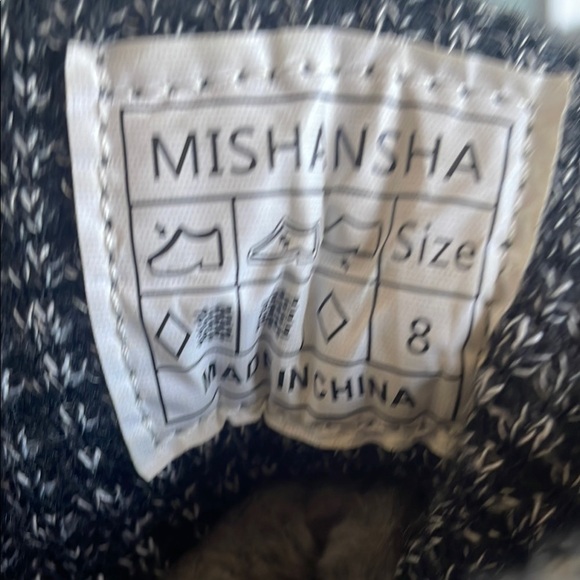 Mishansha Black and Brown Winter Boots - Picture 3 of 6